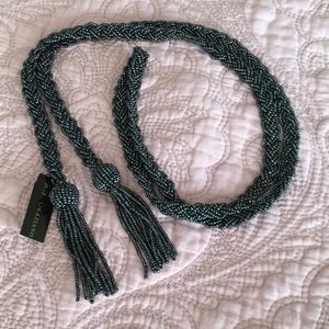 NEW! R.J. Graziano Beaded Tassel Necklace